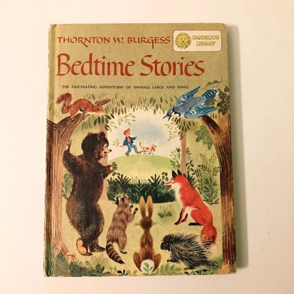 Vintage Double Book Bedtime Stories and  The Pony Engine Dandelion Library - Picture 2 of 16